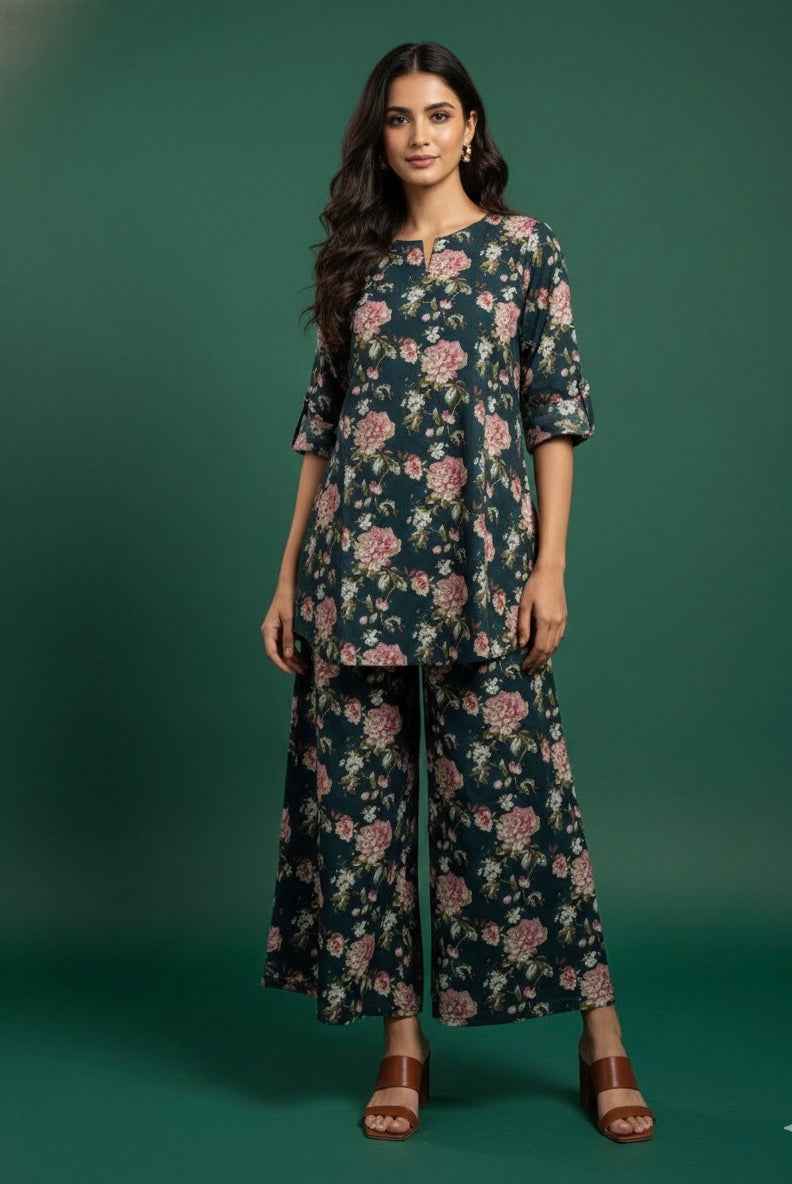 Pure Cotton Two Piece Co Ord Set COS073