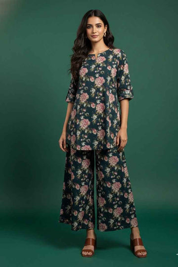 Pure Cotton Two Piece Co Ord Set COS073