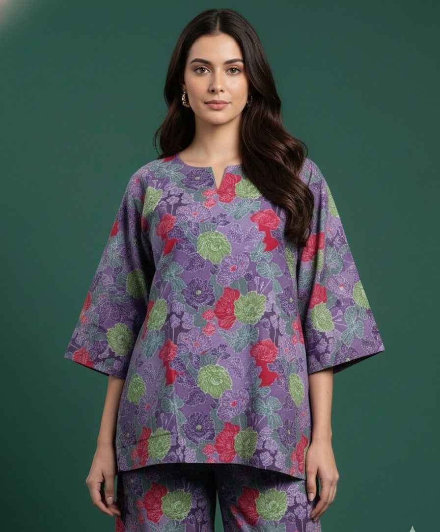 Pure Cotton Two Piece Co Ord Set COS069