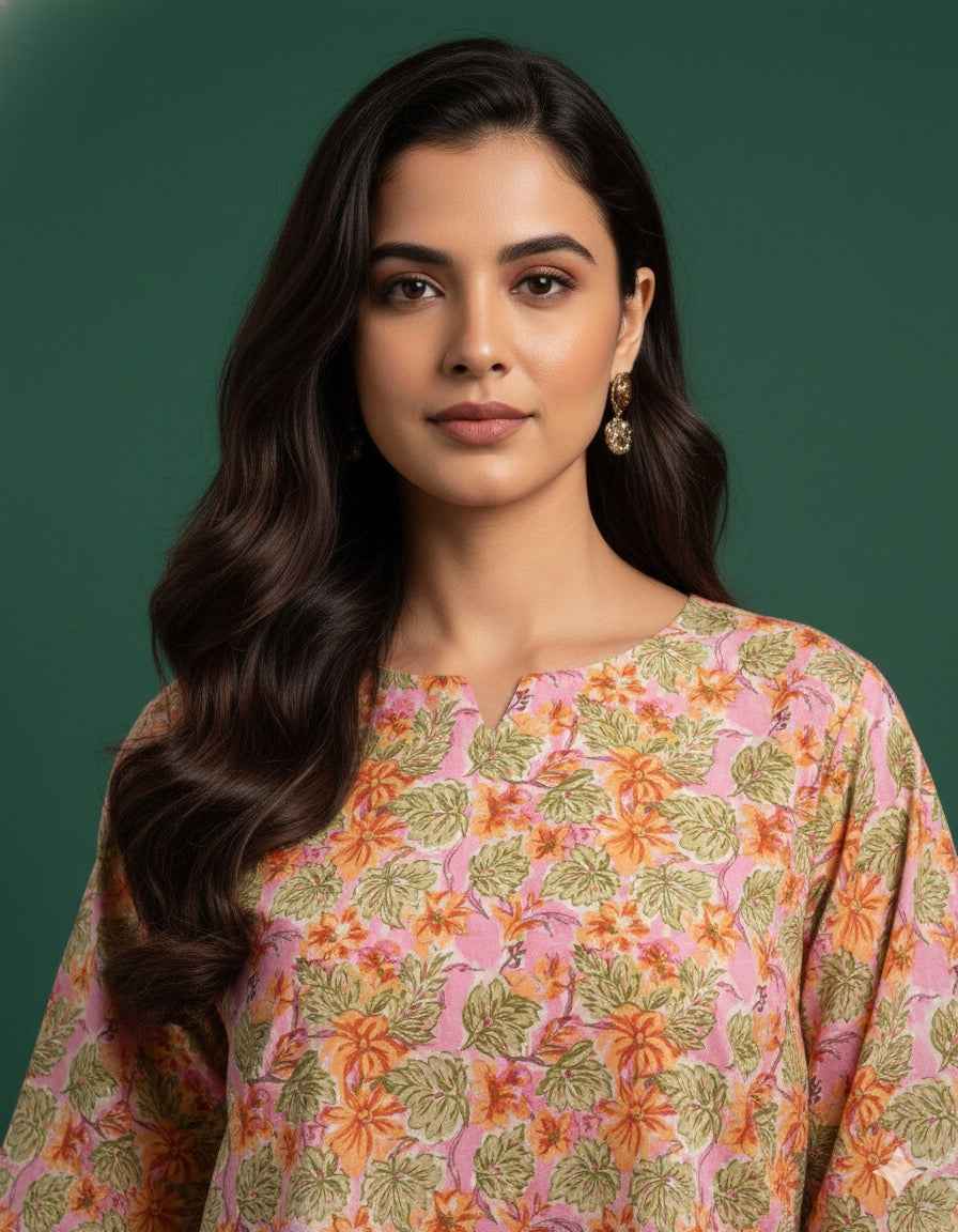 Pure Cotton Two Piece Co Ord Set COS068