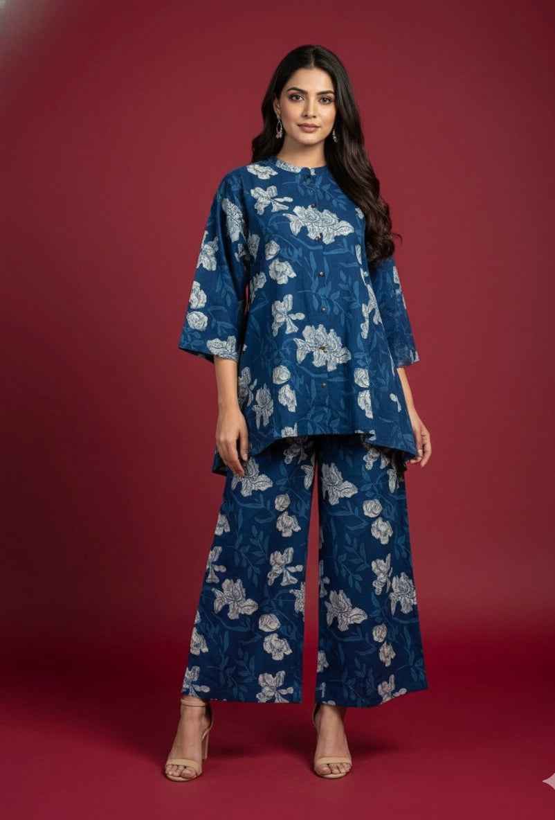 Pure Cotton Two Piece Co Ord Set COS063