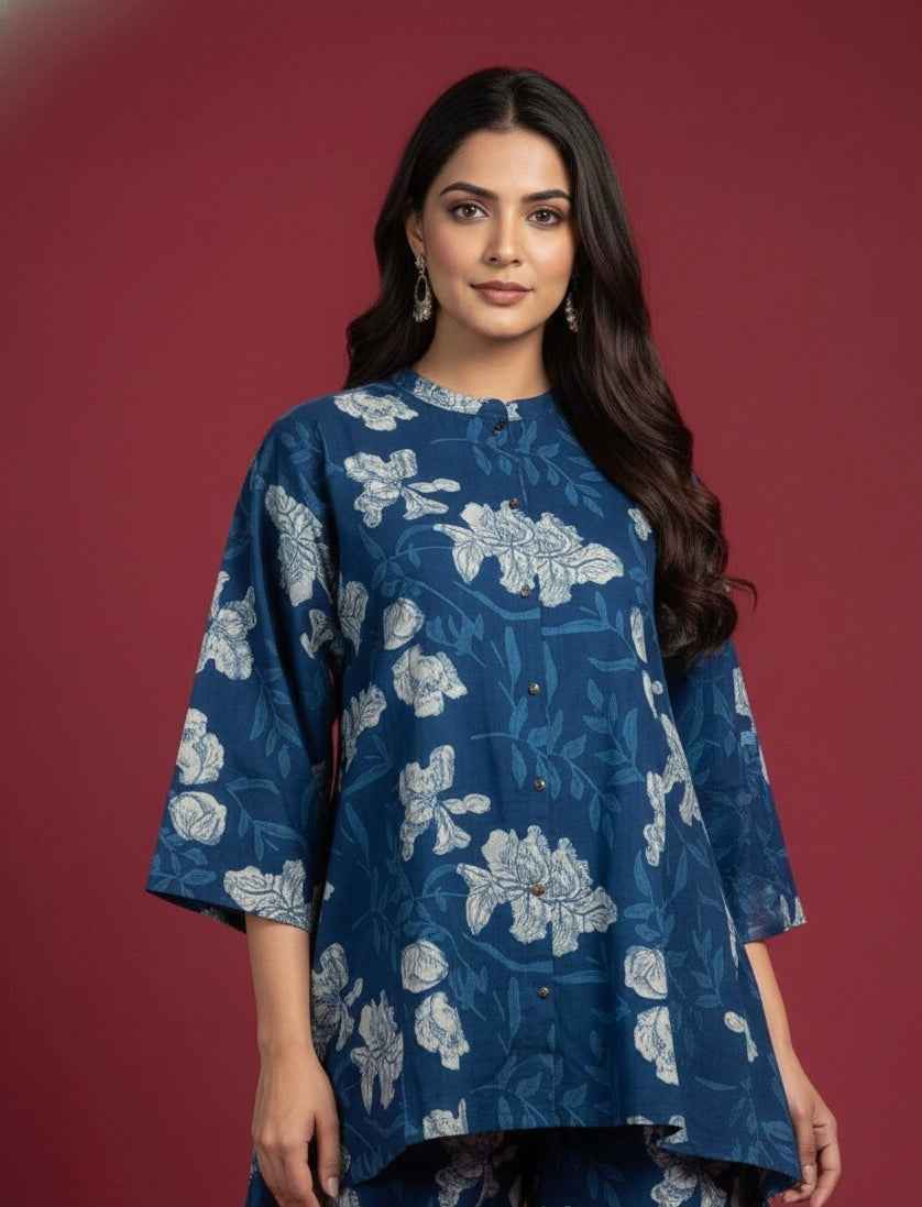 Pure Cotton Two Piece Co Ord Set COS063