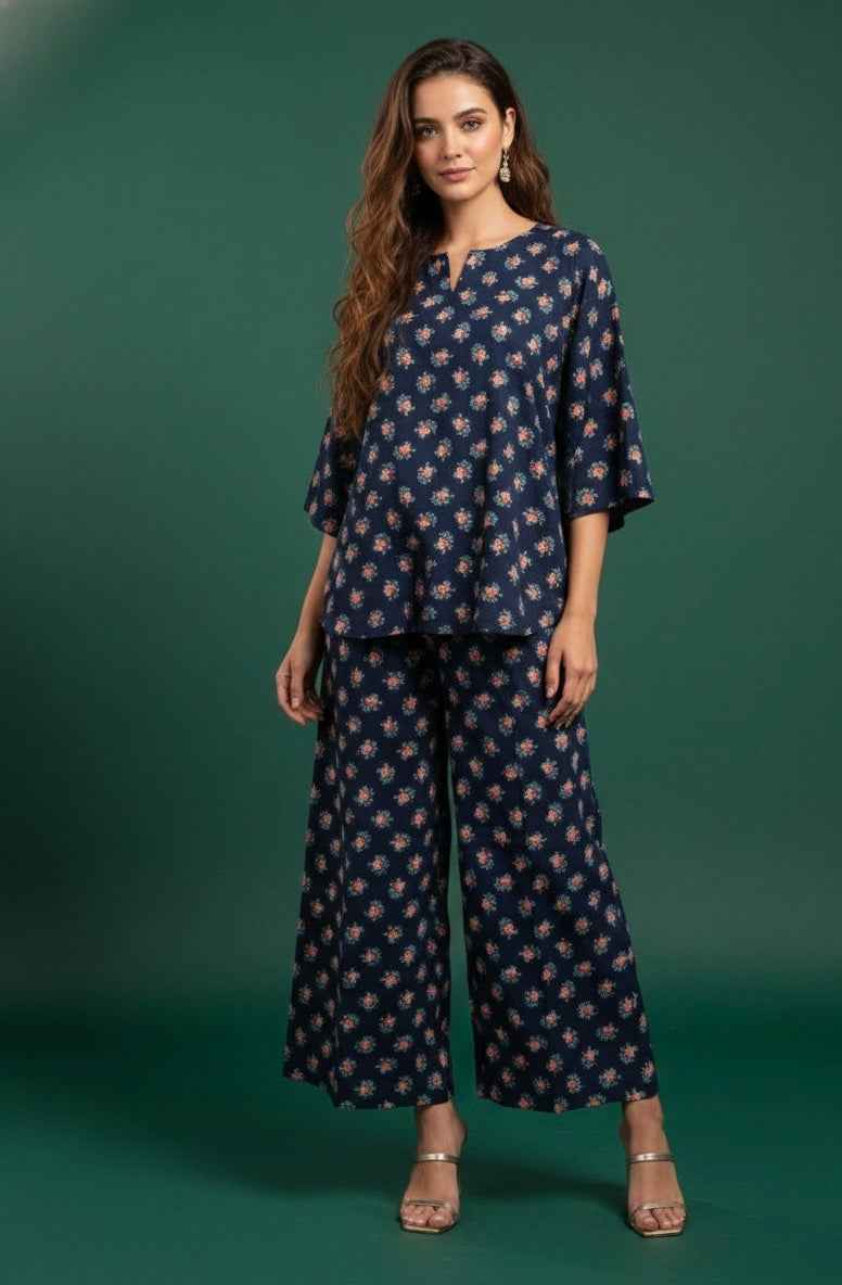 Pure Cotton Two Piece Co Ord Set COS061