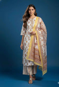 Pure Cotton Three Piece Dupatta Set CS0246