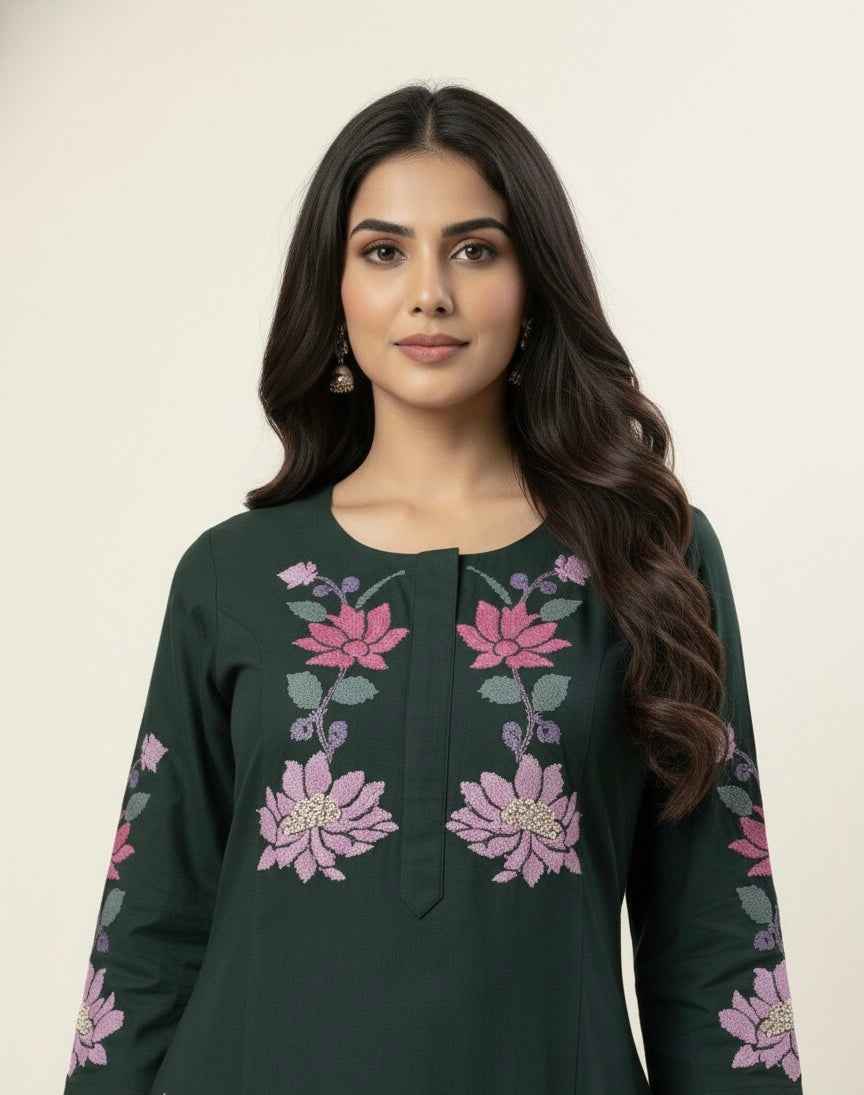 Pure Cotton Flex Two Piece Pant Set  PS087