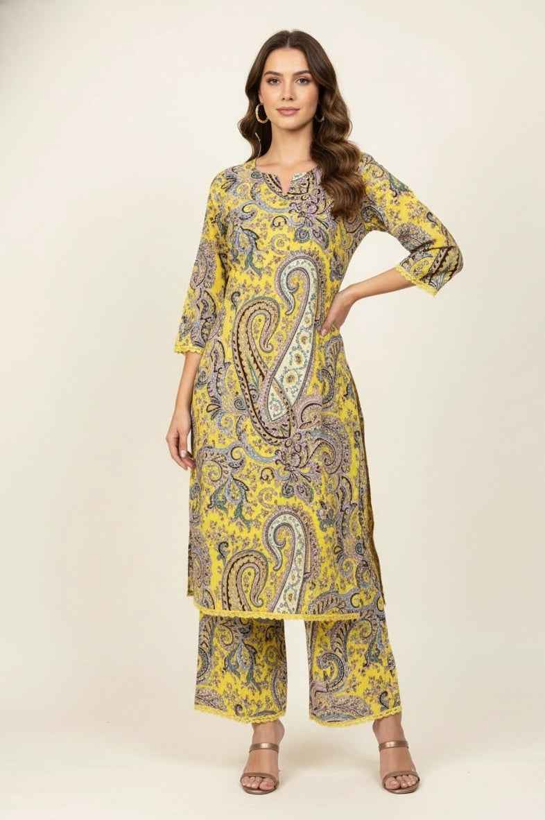 Pure Cotton Two Piece Pant Set  PS084