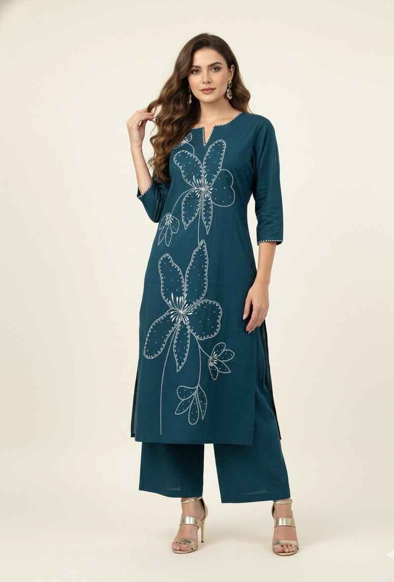 Pure Cotton Two Piece Pant Set  PS080