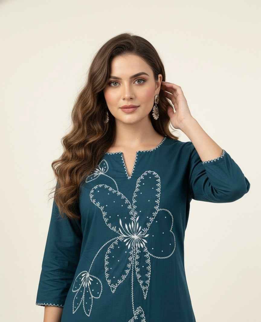 Pure Cotton Two Piece Pant Set  PS080