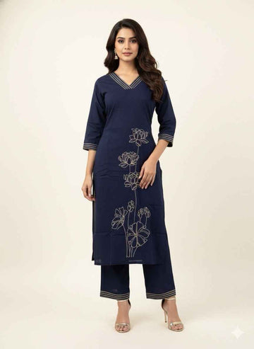 Pure Cotton Two Piece Pant Set  PS077