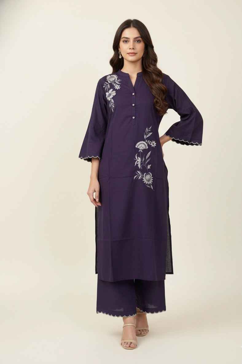 Pure Cotton Two Piece Pant Set  PS079