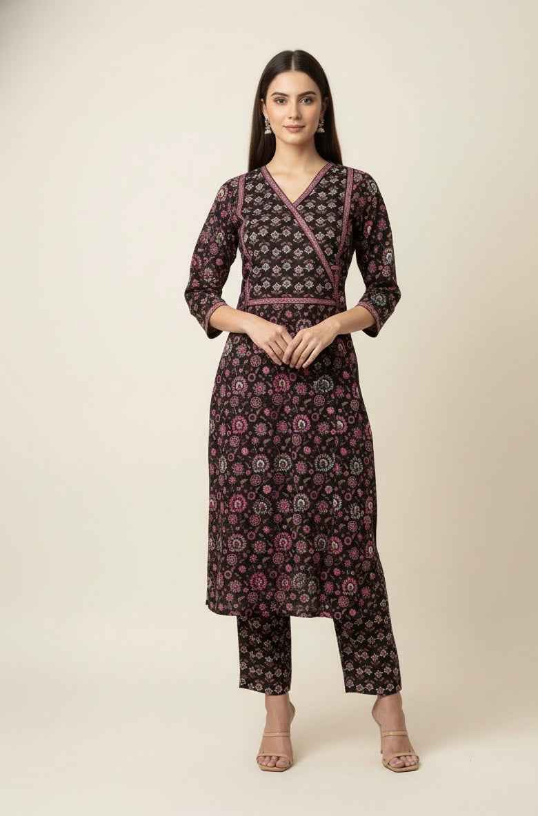 Pure Cotton Three Piece Dupatta Set CS0250