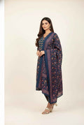 Pure Cotton Three Piece Dupatta Set CS0250