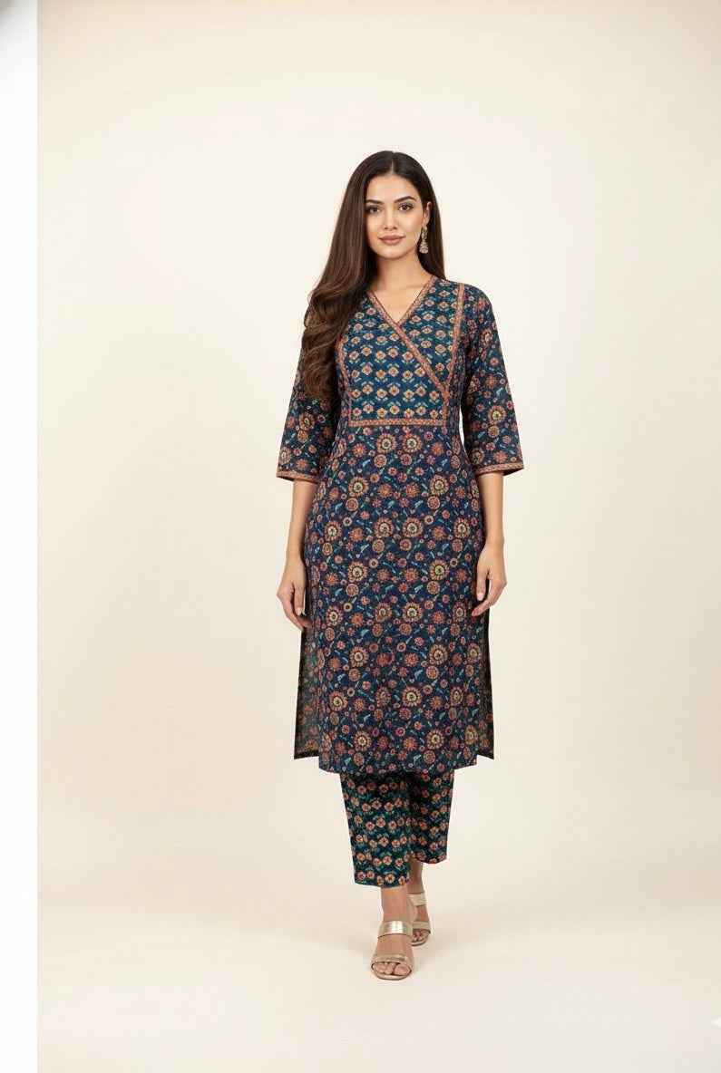 Pure Cotton Three Piece Dupatta Set CS0250