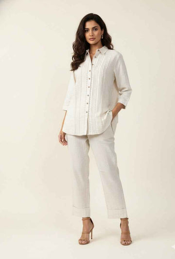 Pure Cotton Flex Two Piece Co Ord  Set C0S084