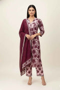 Pure Cotton Three Piece Dupatta Set CS0263