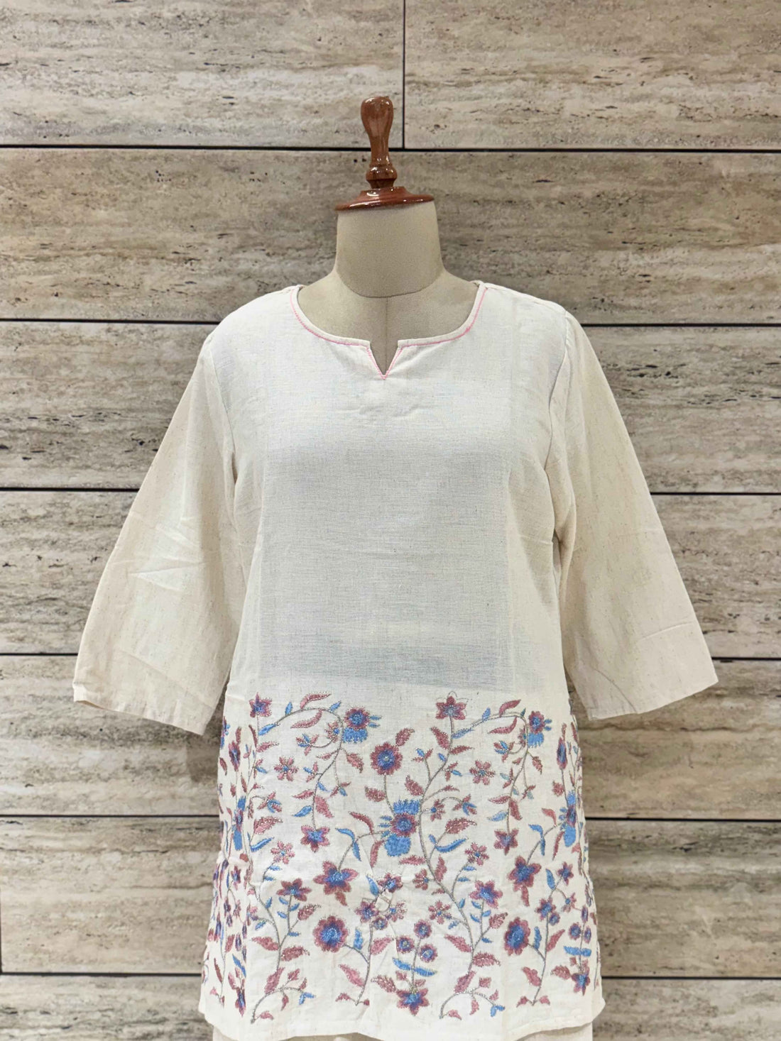 Two Piece Pure Cotton embroidery  Co ord set