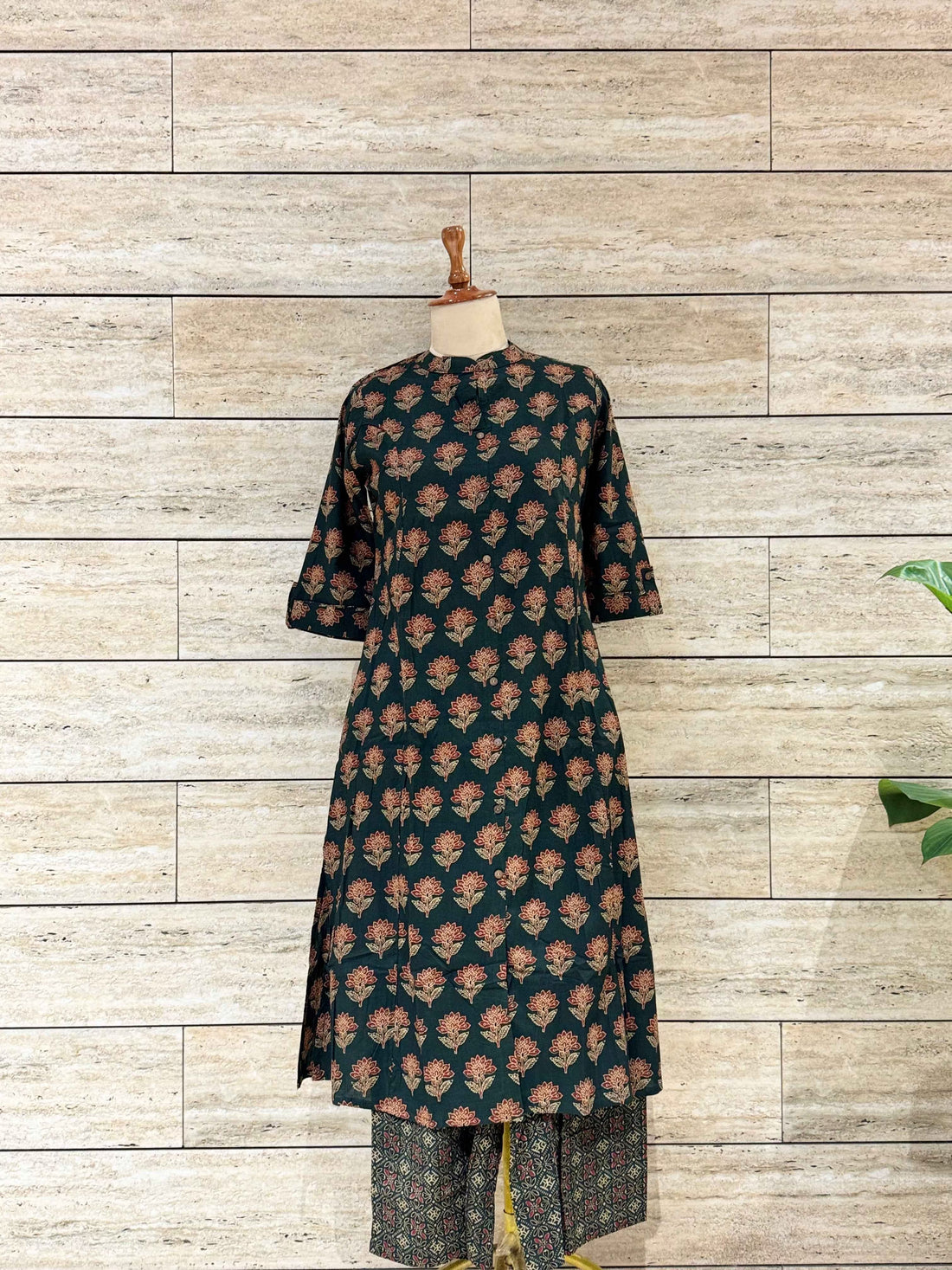 Floral Print Two Piece Pure Cotton Pant Set RPS001