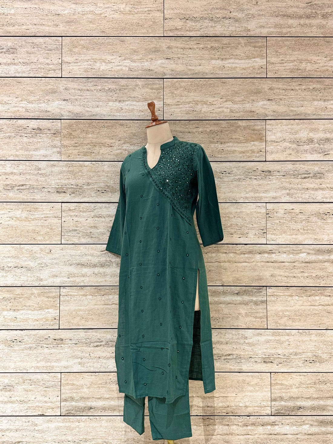 Angrakha Two Piece pure cotton pant sets AFR020