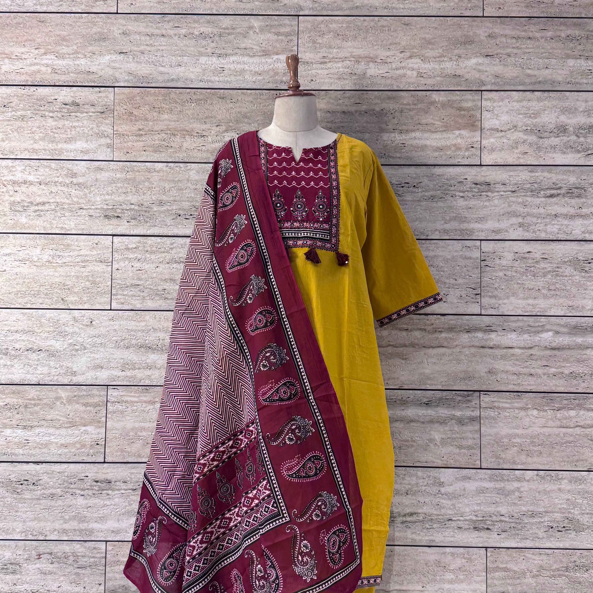 Plus size Cotton suit. - PSS002 (Copy)