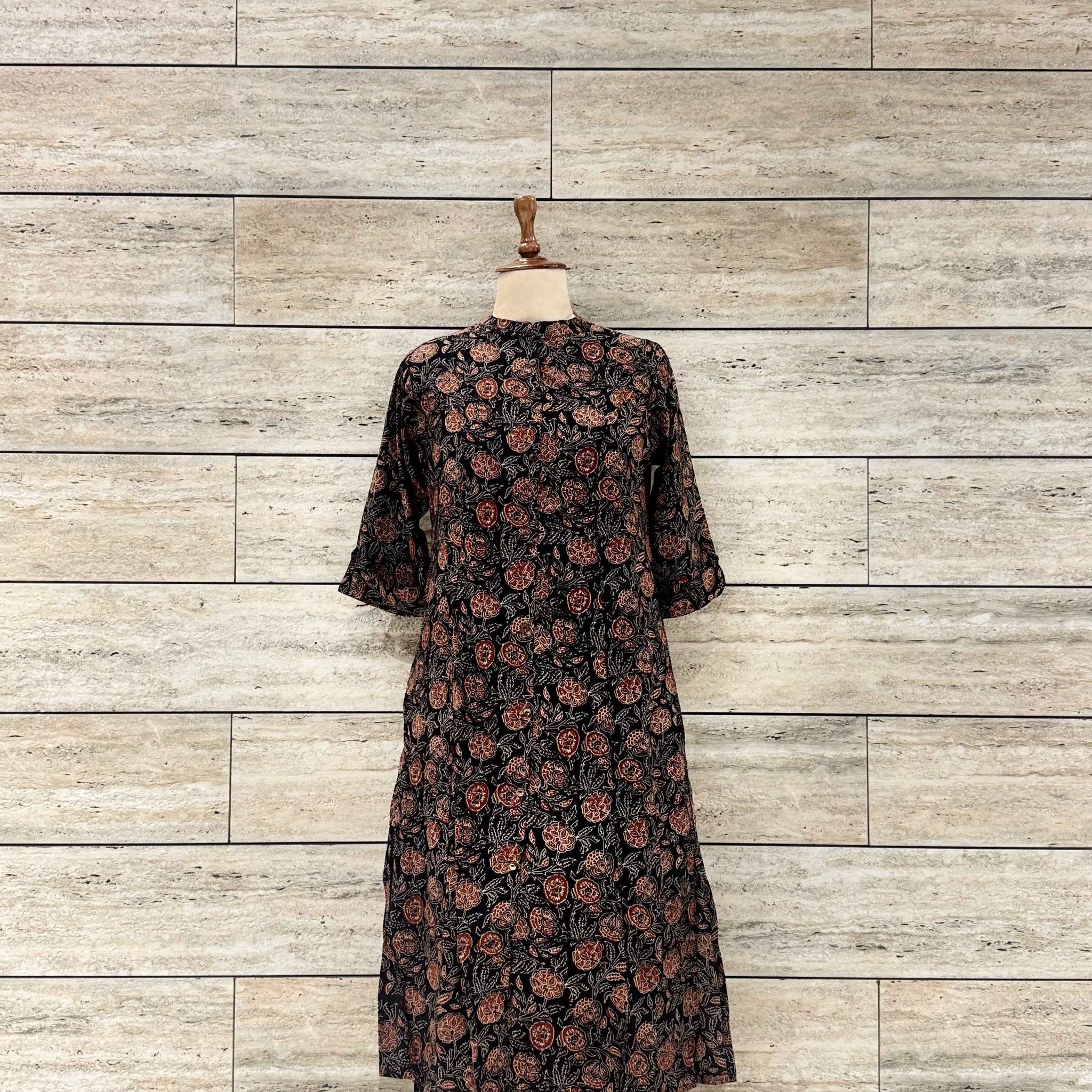 Floral Print Pure Cotton Two Piece Pant Set RS020