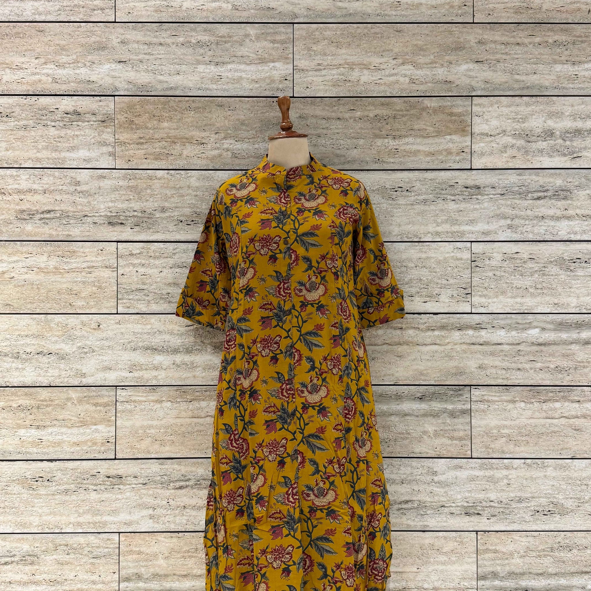 Floral Print Pure Cotton Two Piece Pant Set RS022