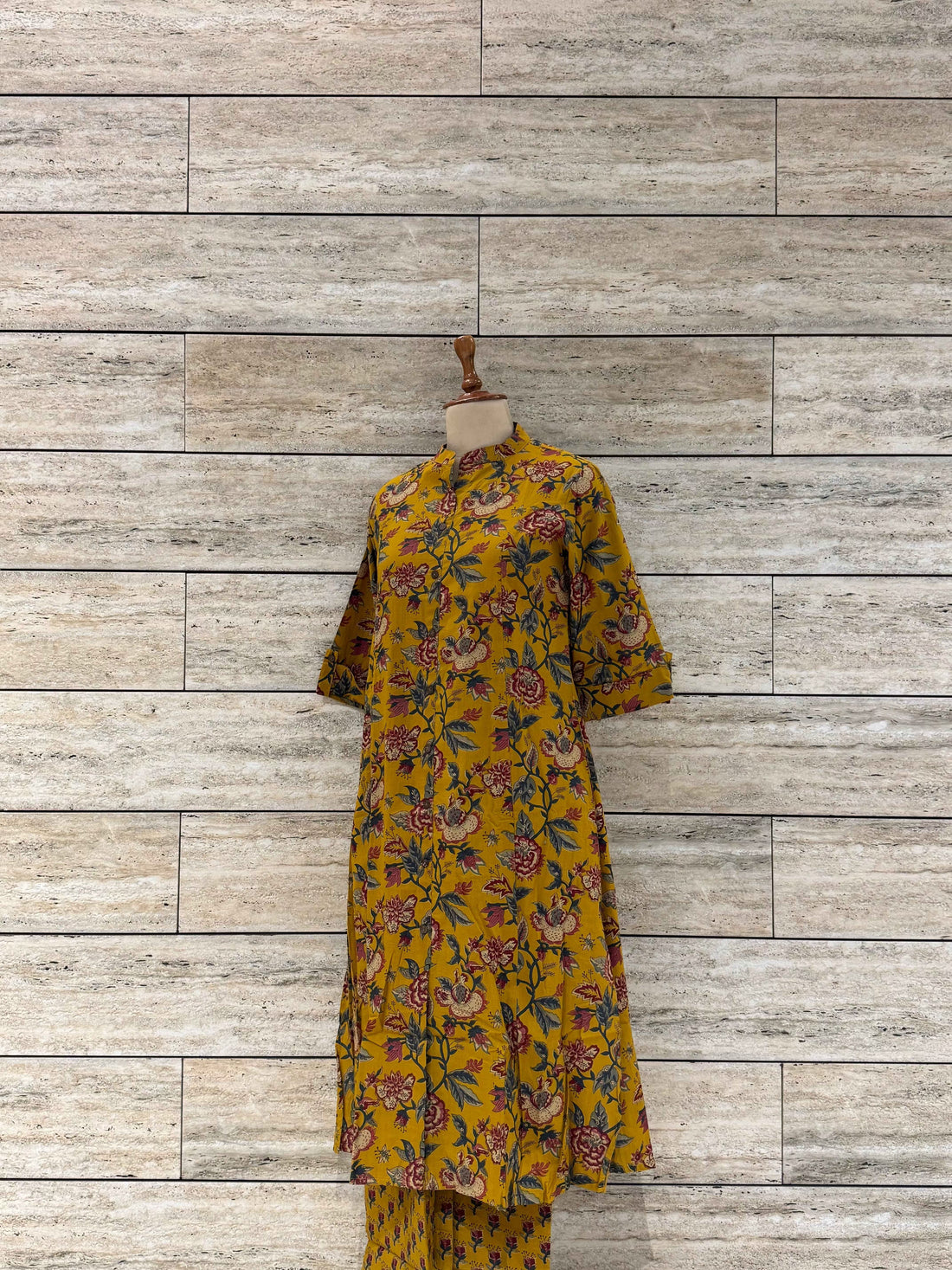 Floral Print Pure Cotton Two Piece Pant Set RS022