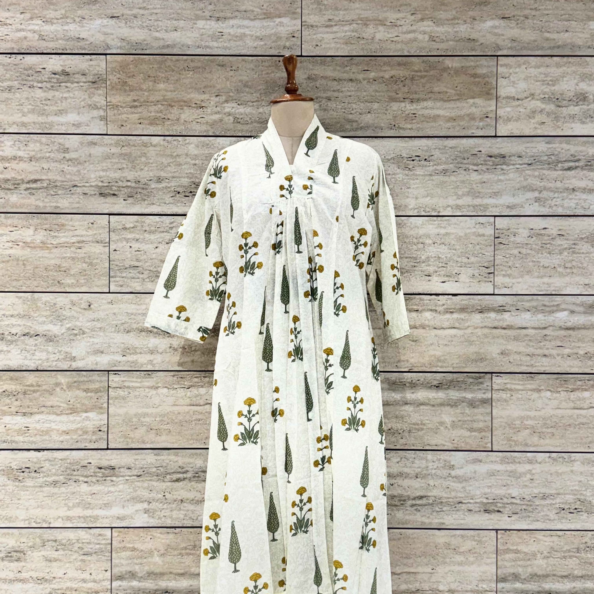 Pure Cotton A Line Two Piece Pant Set RS029