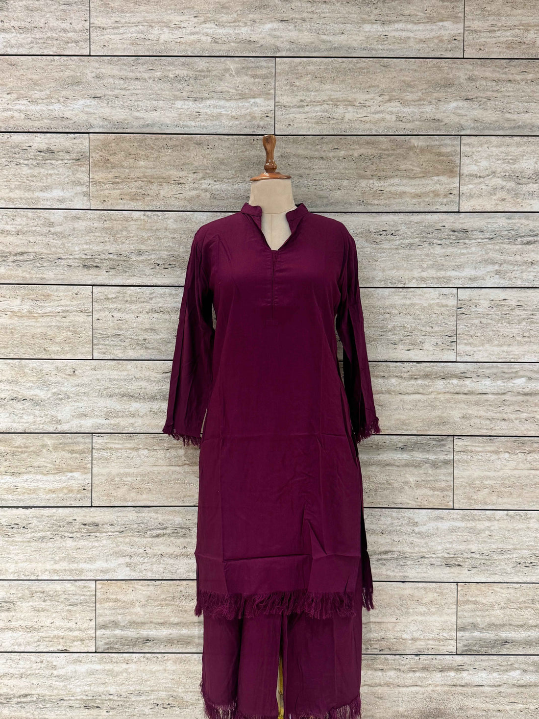 Solid Base Two Piece Pant Set RS026