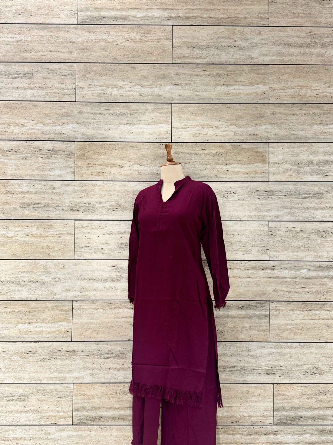Solid Base Two Piece Pant Set RS026