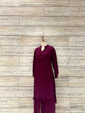 Solid Base Two Piece Pant Set RS026