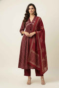 Pure Cotton A Line Dupatta Set CS0272