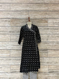 Three Piece Pure Cotton Angrakha Style Dupatta Set ANG029