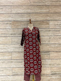 Pure Cotton Ajrakh  Print Dupatta Set (Copy)