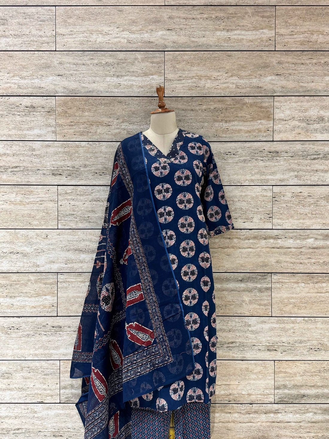 Pure Cotton Digital  Print Dupatta Set (Copy)
