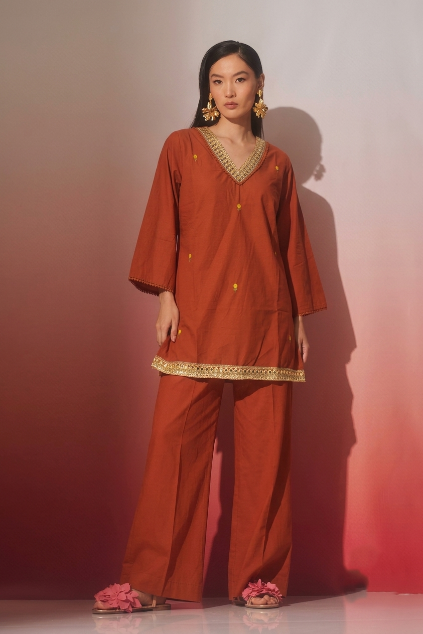 Pure Cotton Co-Ord Set COS188