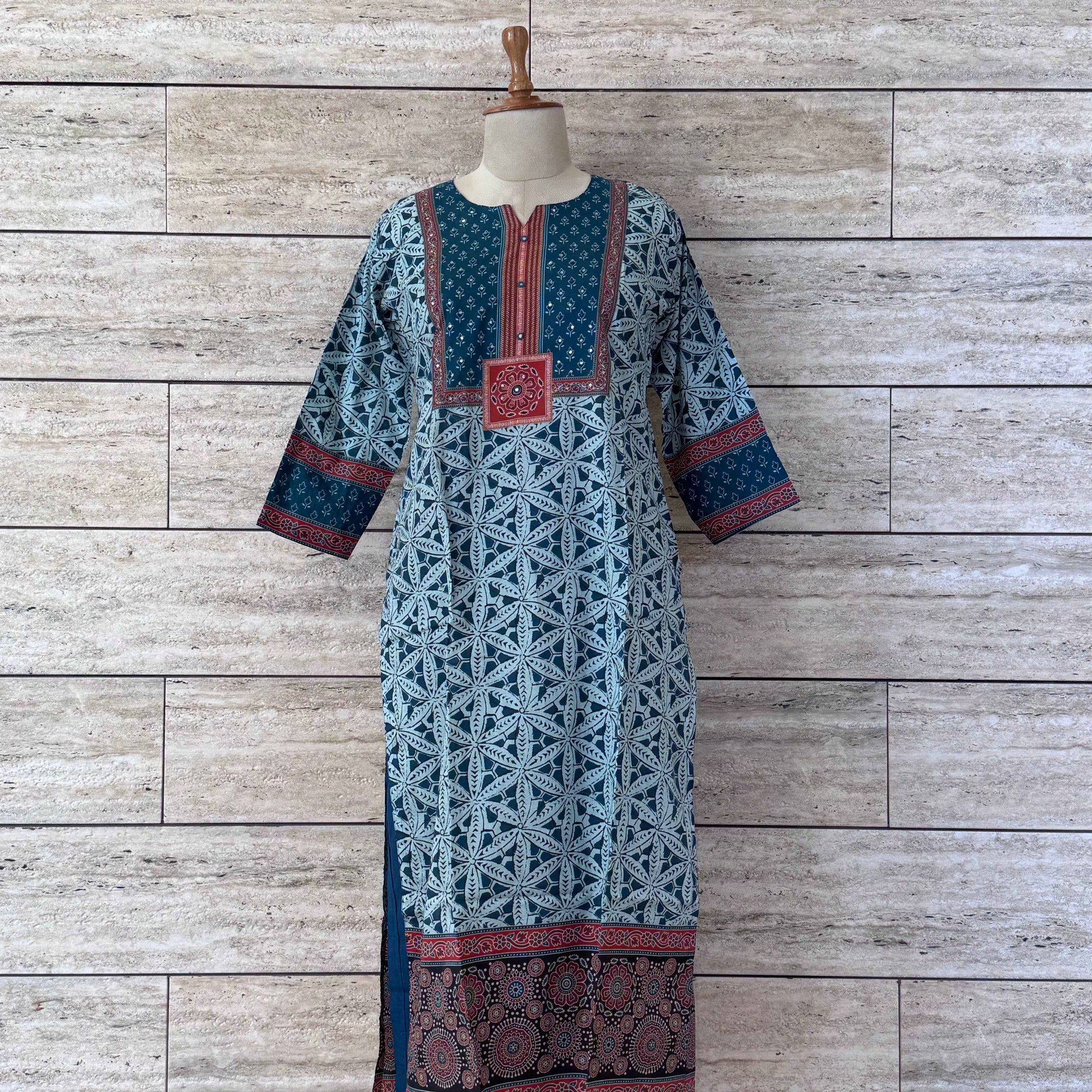 Ajrakh Print Cotton Suits