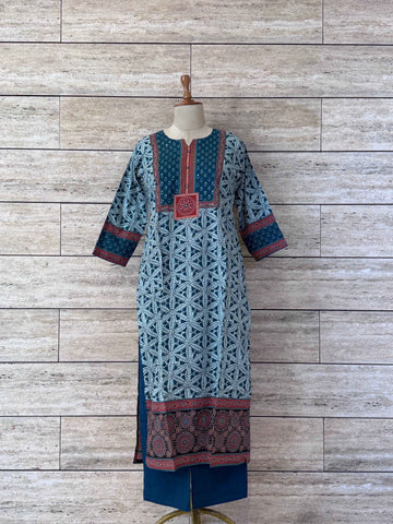Ajrakh Print Cotton Suits