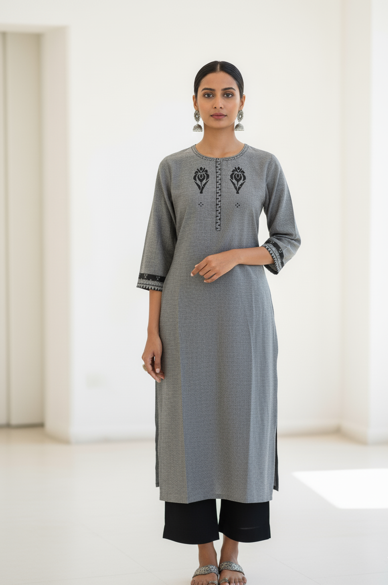 Pure handloom cotton Three Piece Dupatta Set