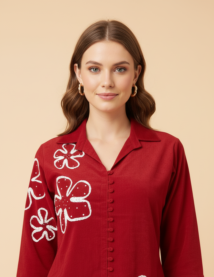 Pure Cotton Two Piece Co Ord Set COS005