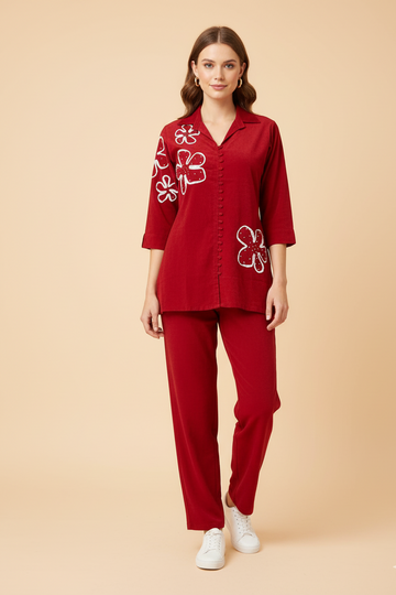 Pure Cotton Two Piece Co Ord Set COS005