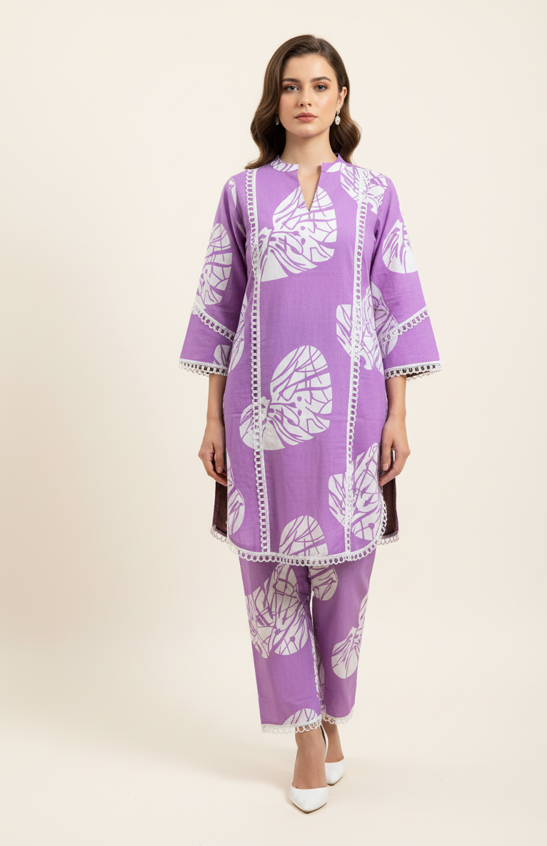 Pure Cotton Floral Print Co Ord Set