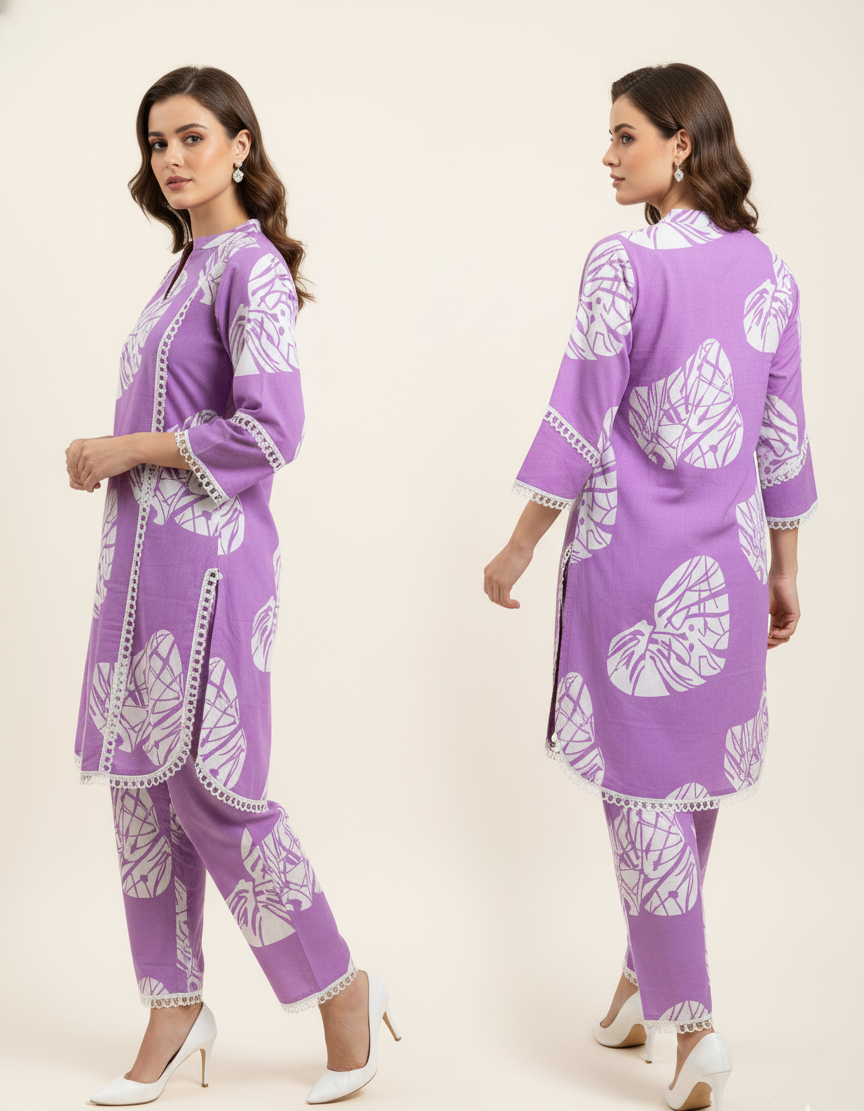 Pure Cotton Floral Print Co Ord Set