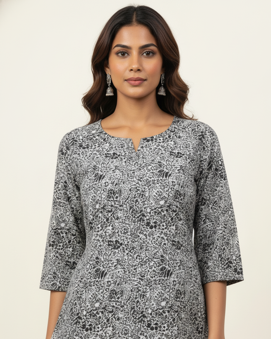 Pure Cotton Floral Print Co Ord Set