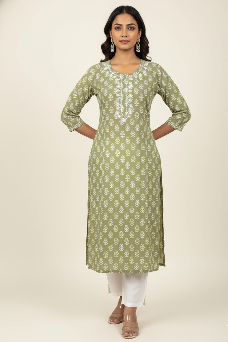 Pure Cotton Two Piece Pant Set PS049