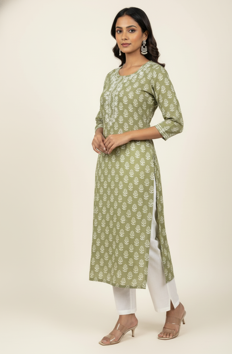 Pure Cotton Two Piece Pant Set PS049