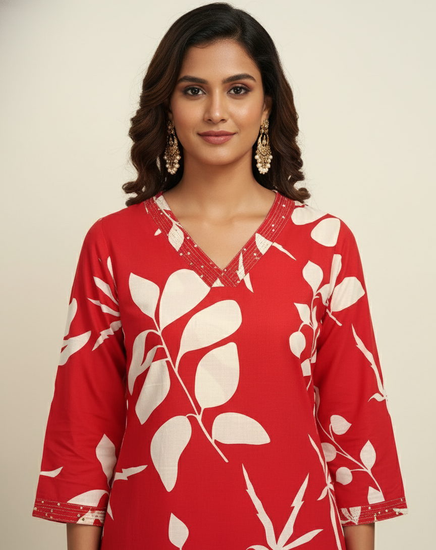 Pure Muslin Only Kurta Straight MOK012