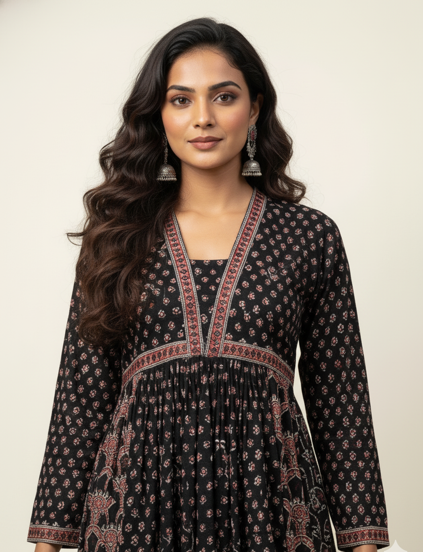 Pure Cotton Maxi Gowns with Floor Length GN005