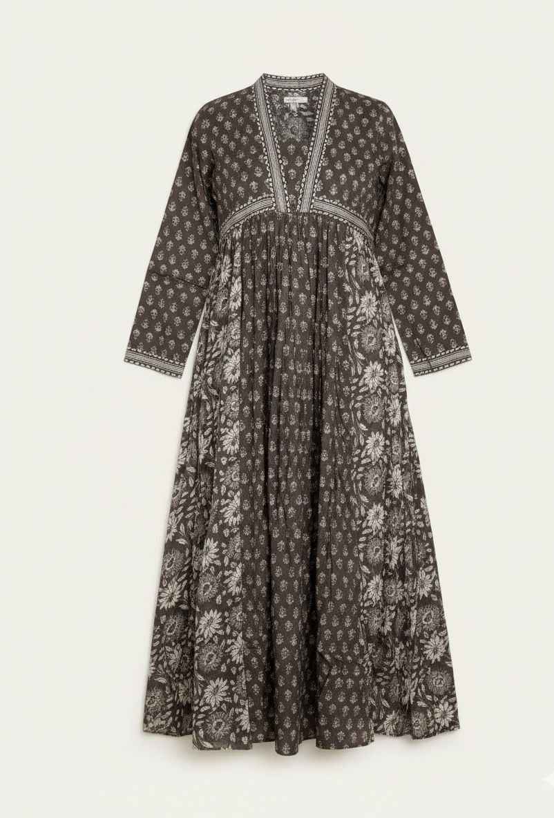 Pure Cotton Maxi Gowns with Floor Length GN003