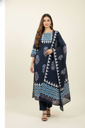 Pure Cotton Digital Print Dupatta Set CS0183
