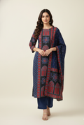 Pure Cotton Digital Print Dupatta Set CS0184